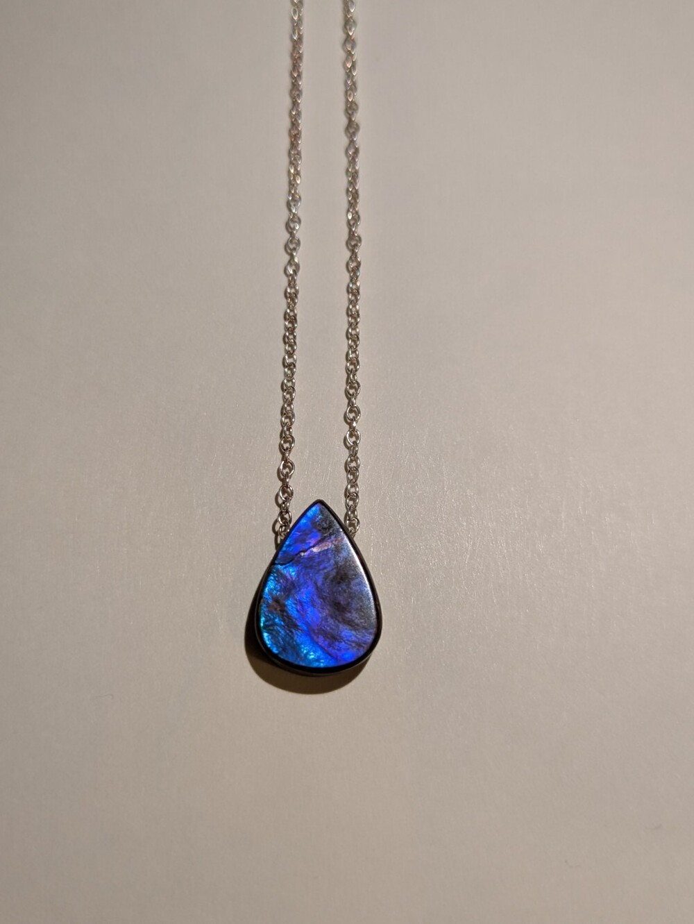 Ammonite Stone Pendant Necklace - Women's Jewelry